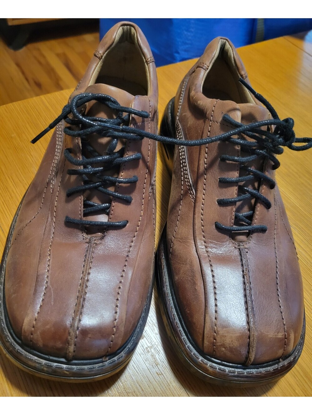 Vintage London Underground Brown Leather Brogue Ankle Boots Men’s Size 10